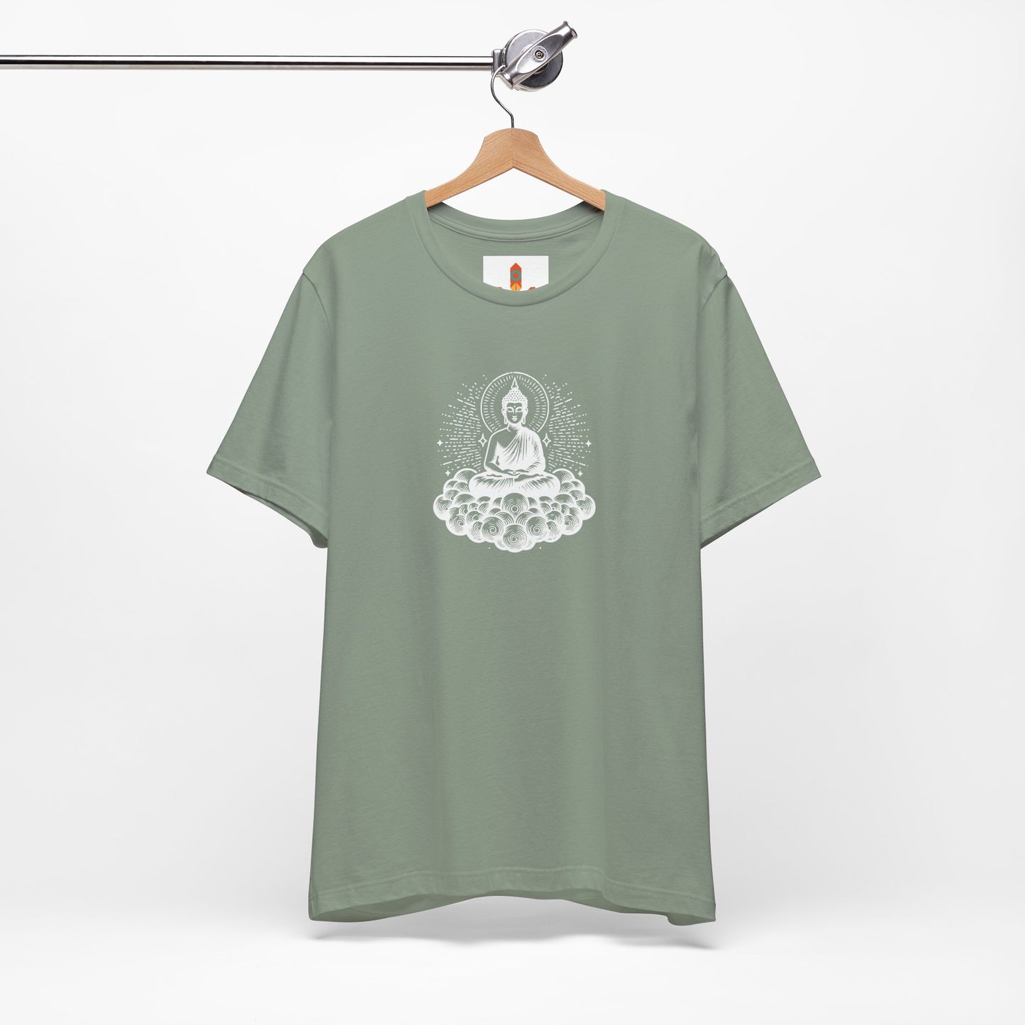 White Buddha Art T-shirt