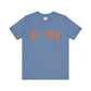 Om Written in Orange T-shirt