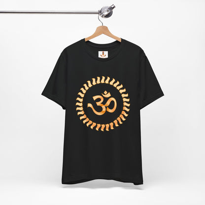 Om in Golden Sun T-shirt
