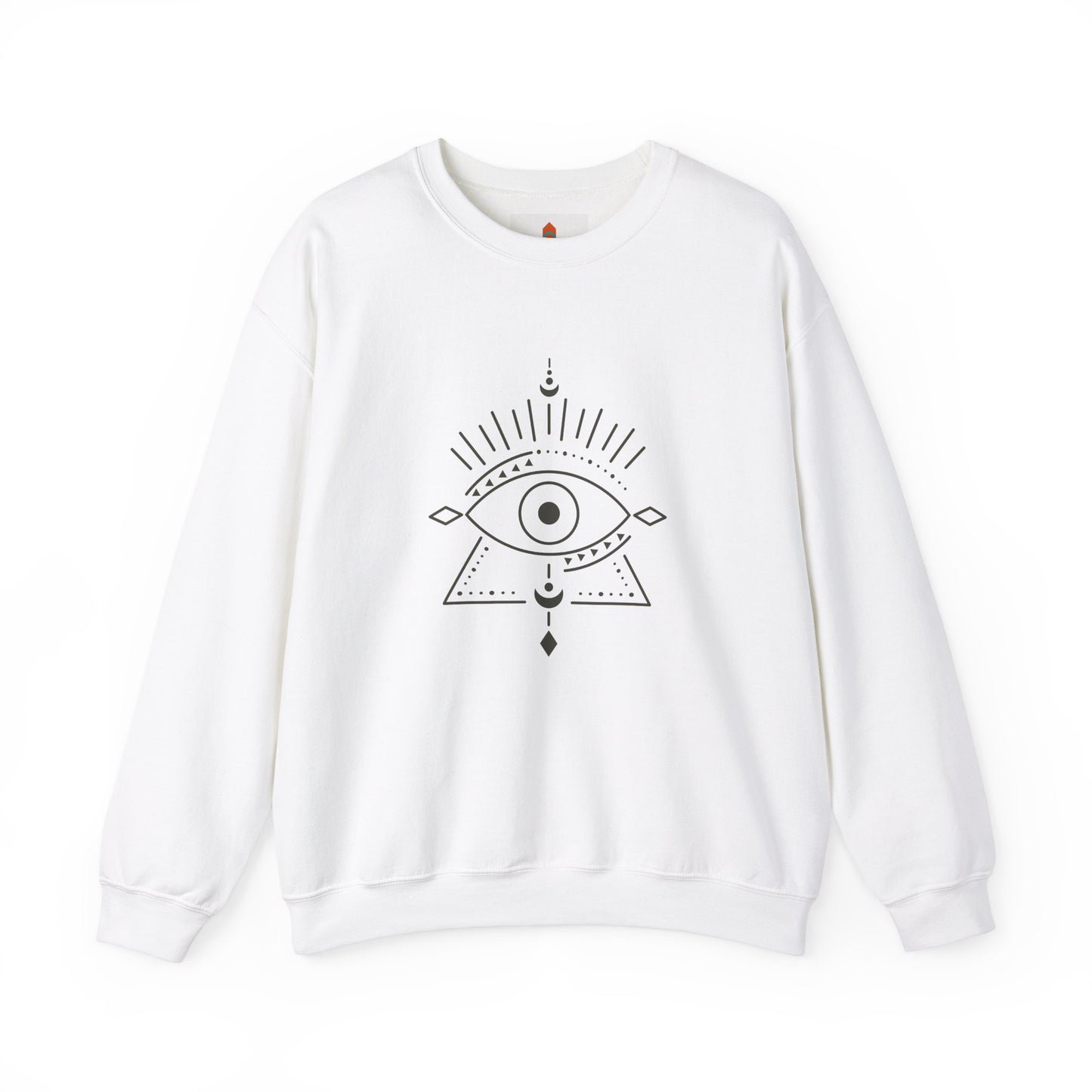 Pyramid and Evil Eye Design Sweatshirt