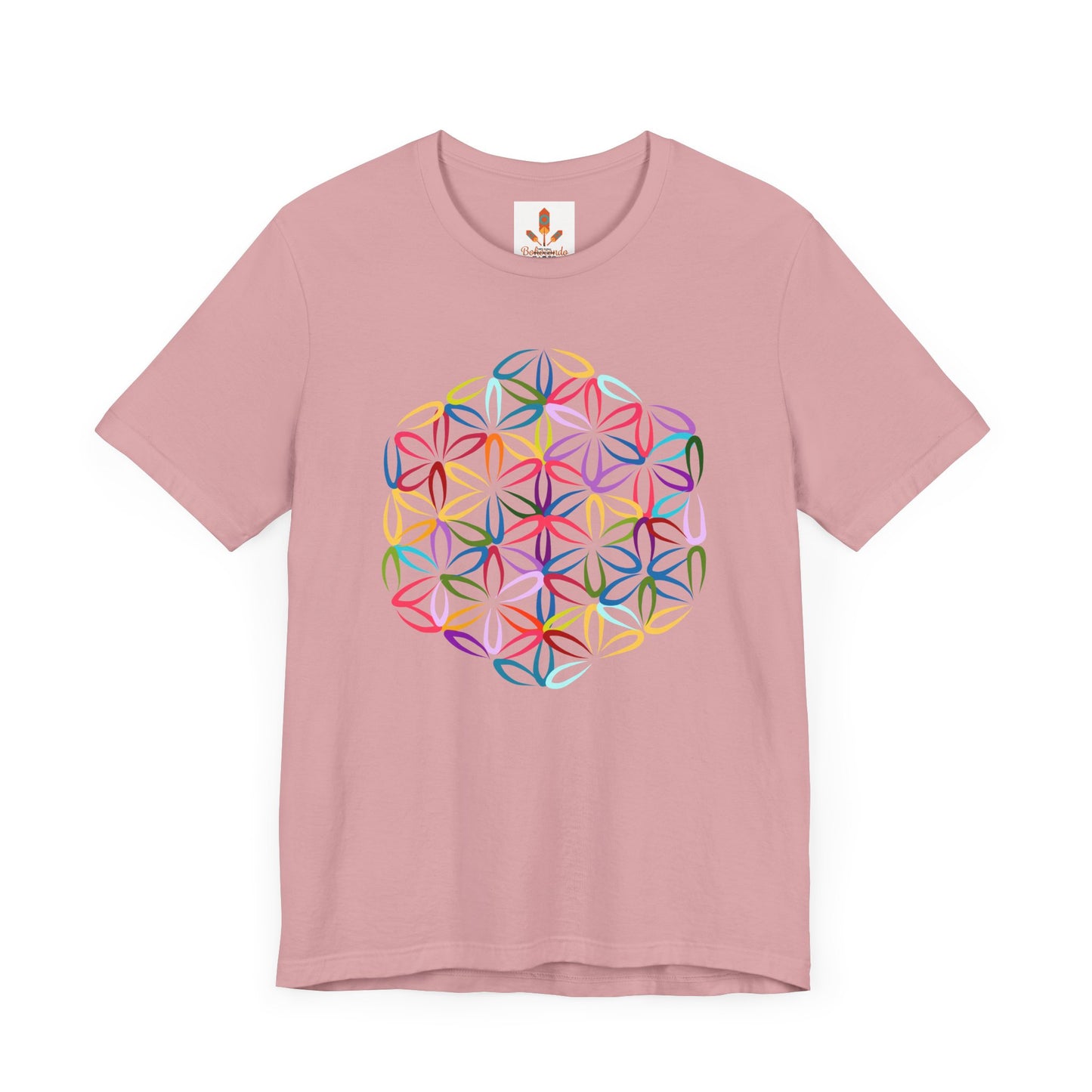 Multicolor Flower of Life T-shirt