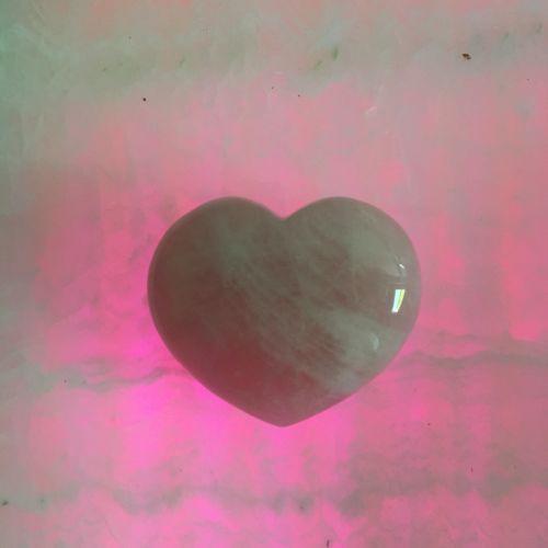 Rose Quartz Heart Stone