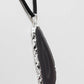 Agate Slice on Leather Necklace
