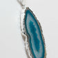 Agate Slice on Leather Necklace
