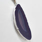 Agate Slice on Leather Necklace
