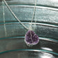 Druse Crystal Pendant on Silver Chain – Natural Beauty, Boho Energy