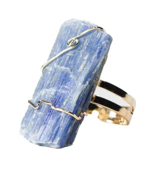 Raw Kyanite Ring