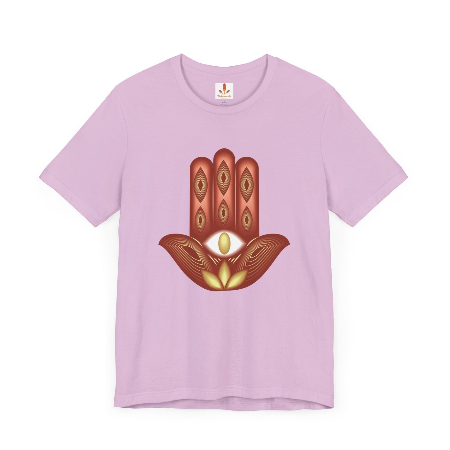 Colorful Hamsa Lotus T-shirts