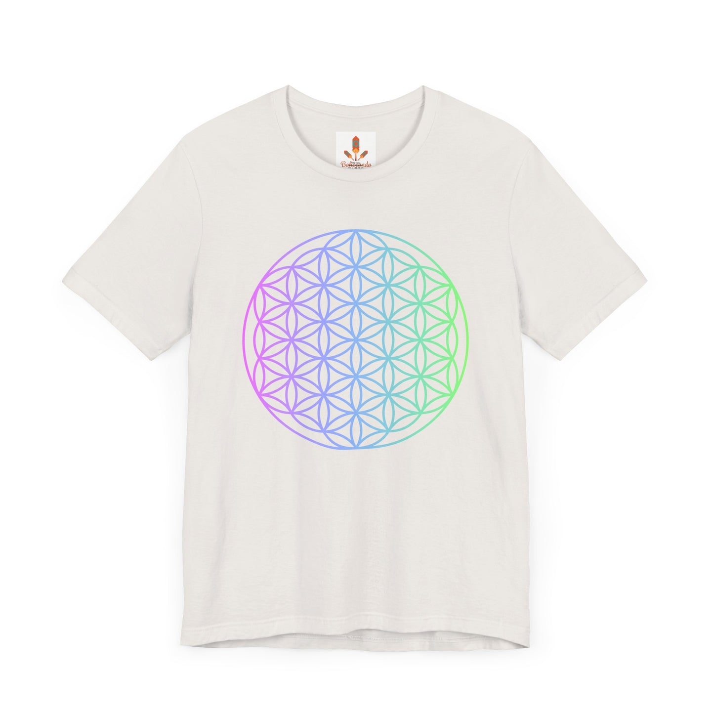 Blue and Green Flower of Life T-shirt