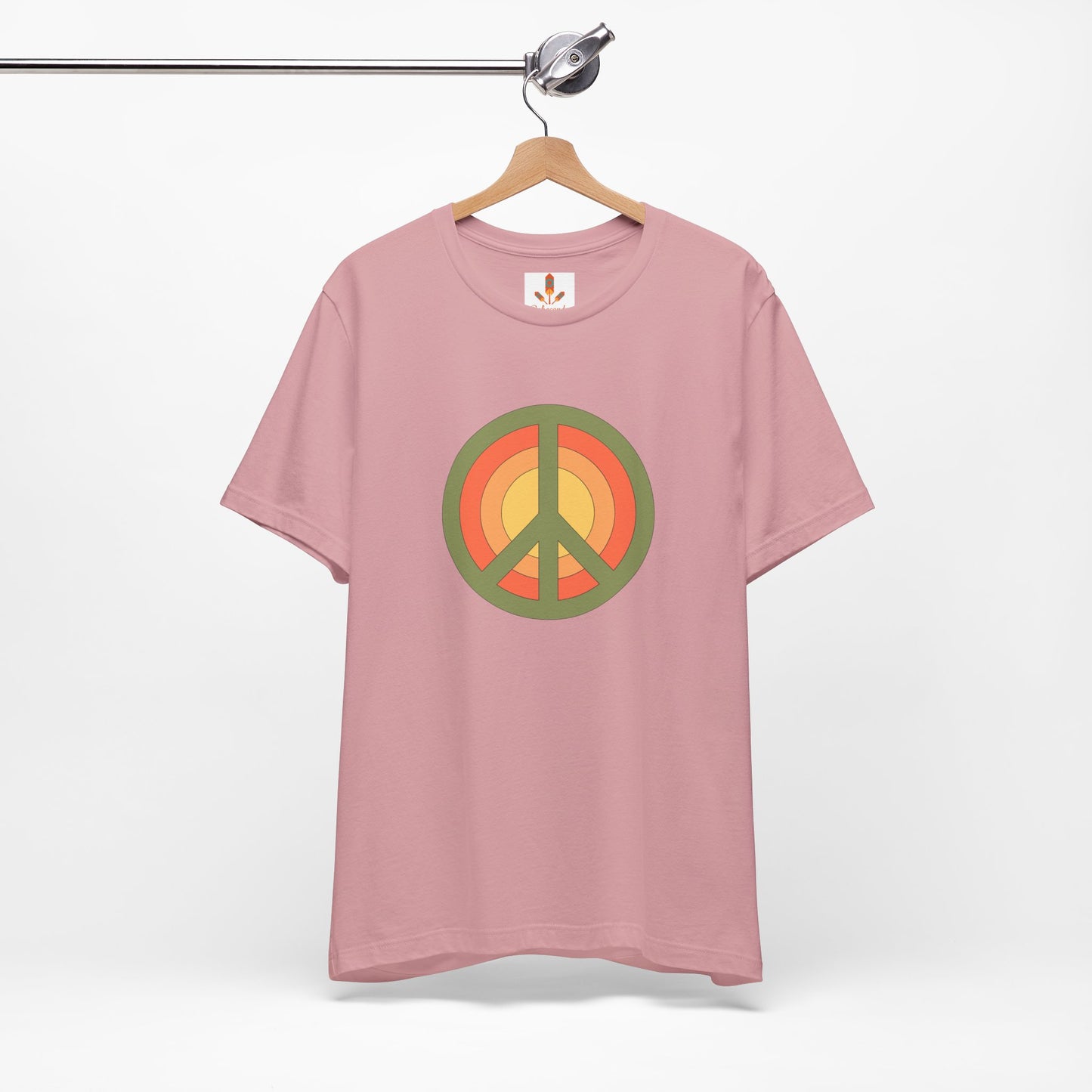 Retro Peace Sign Design T-shirt