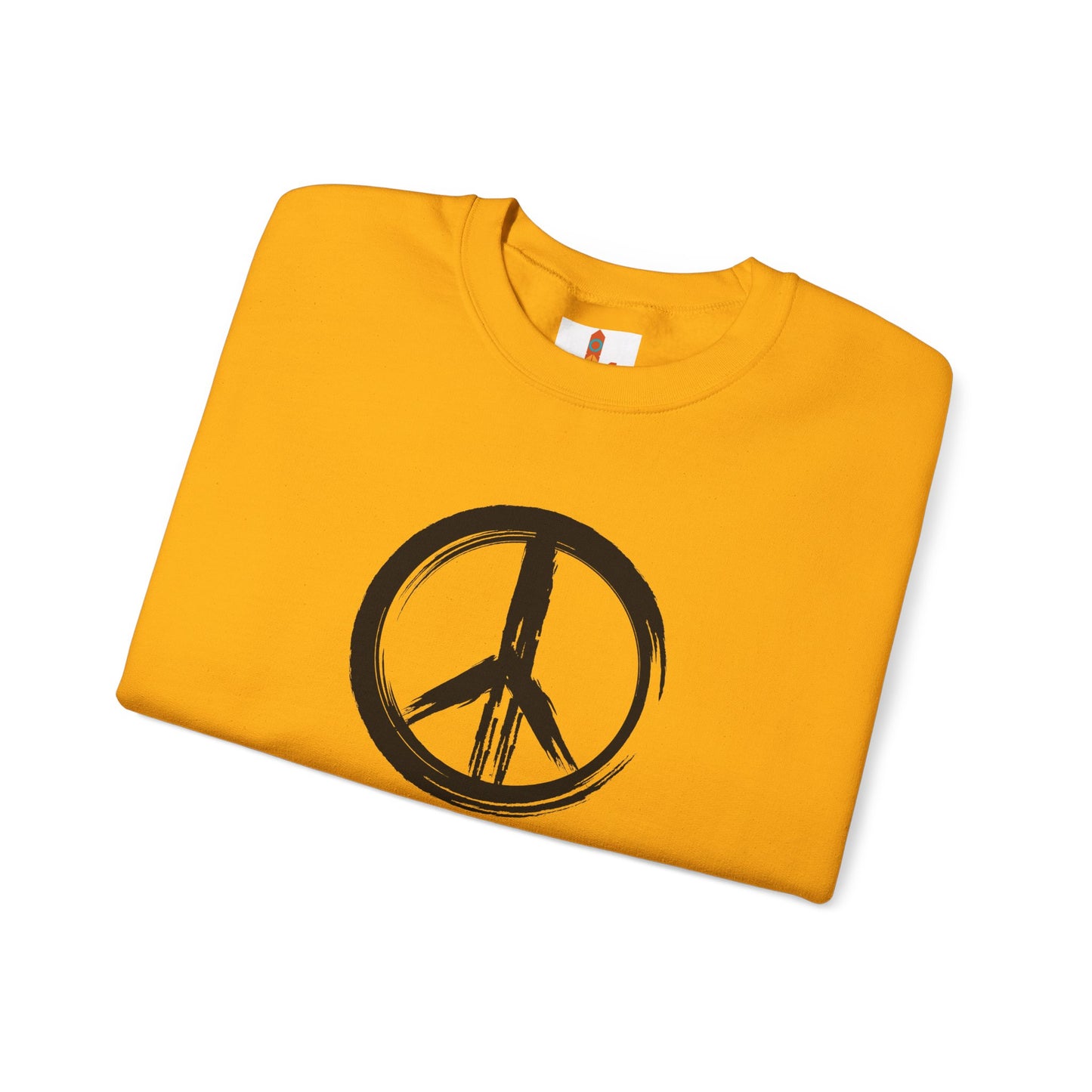 Brush Strokes Peace Sign Sweatshirt