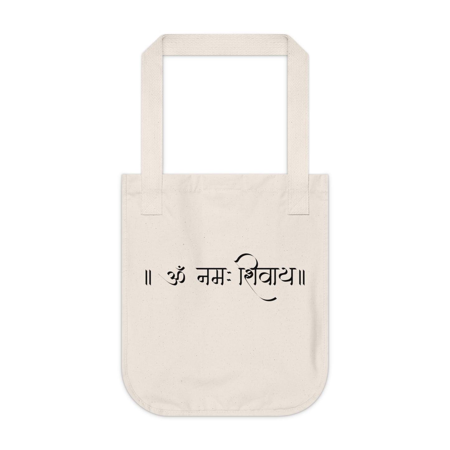 Om Mani Padme Hum Design Organic Canvas Tote Bag