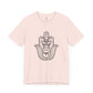 Hamsa Hand with Lotus Design T-shirt