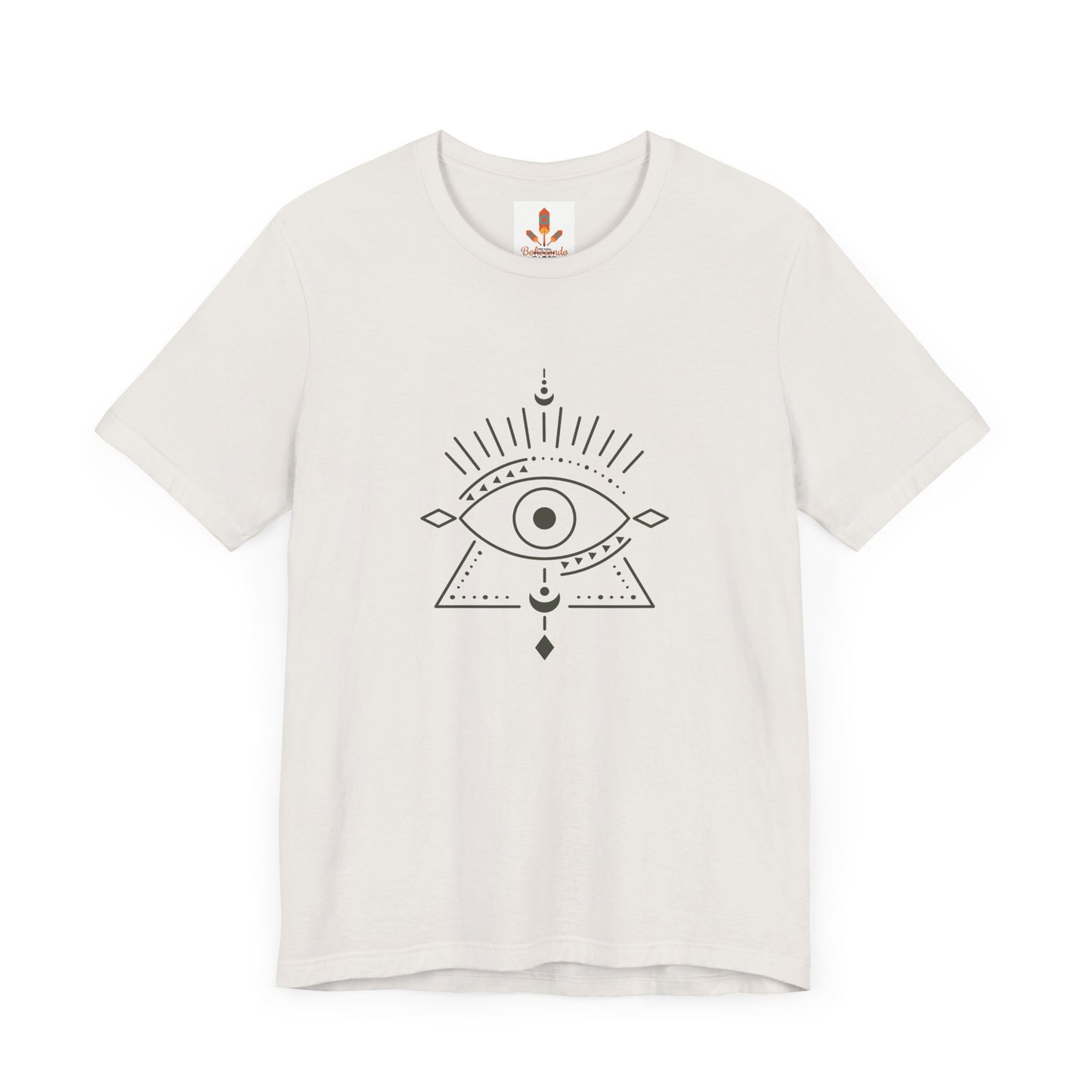 Pyramid and Evil Eye Design T-shirt