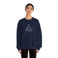 White Chakra Design Sweatshirt