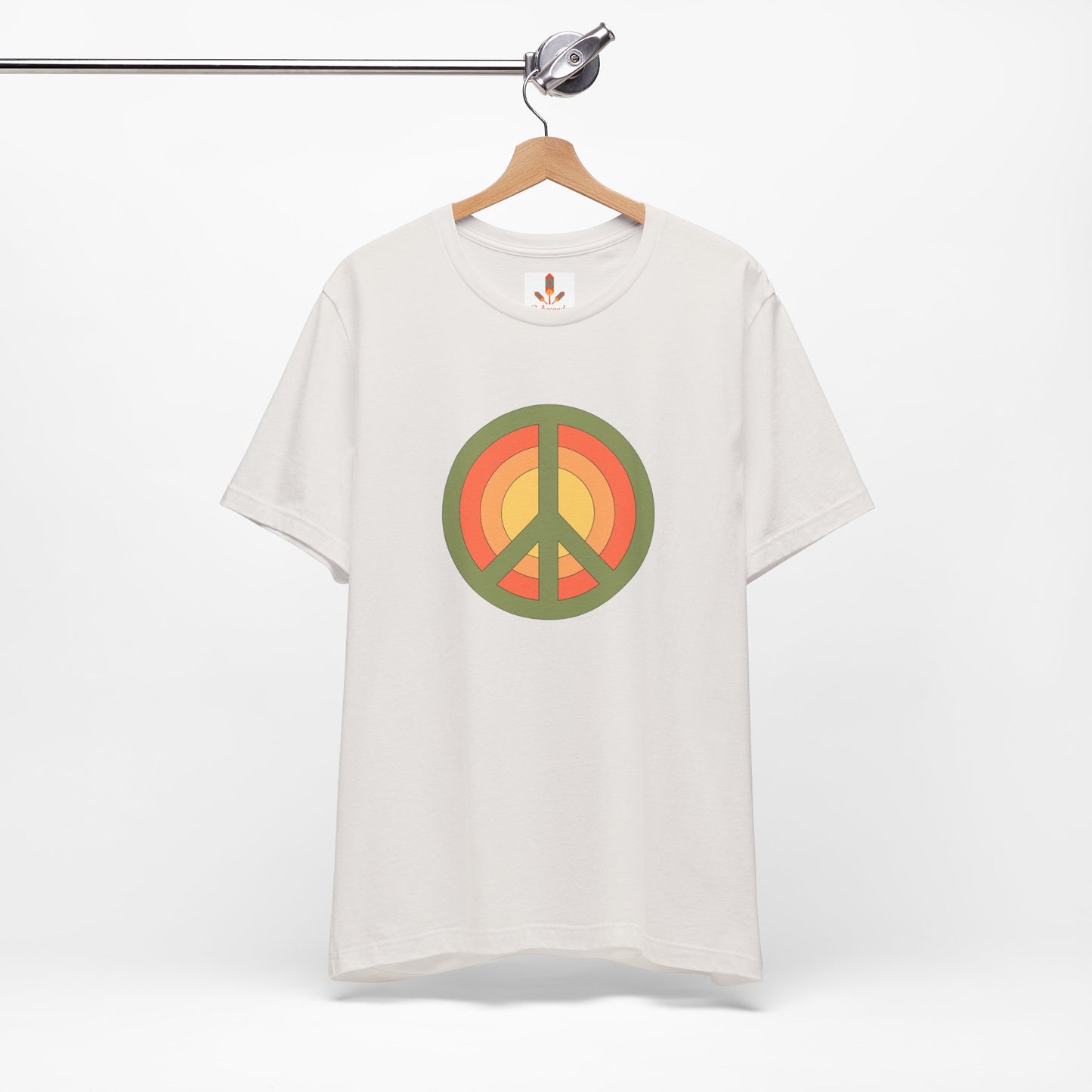 Retro Peace Sign Design T-shirt