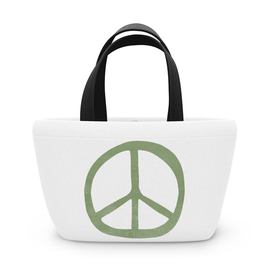 Green Peace Sign Bag