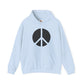 Simple Peace Sign Design Hoodie
