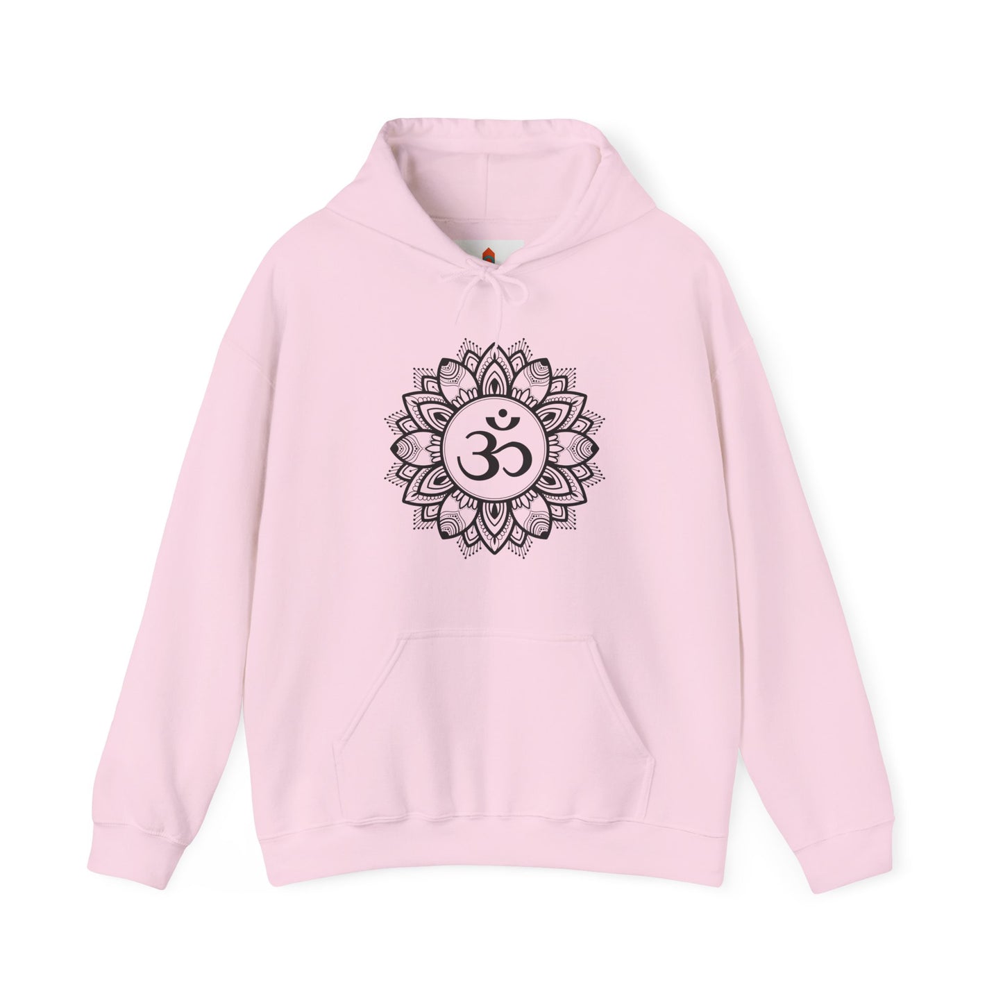 Om in Lotus Mandala Hoodie