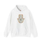 Silver Hamsa Hand Hoodie