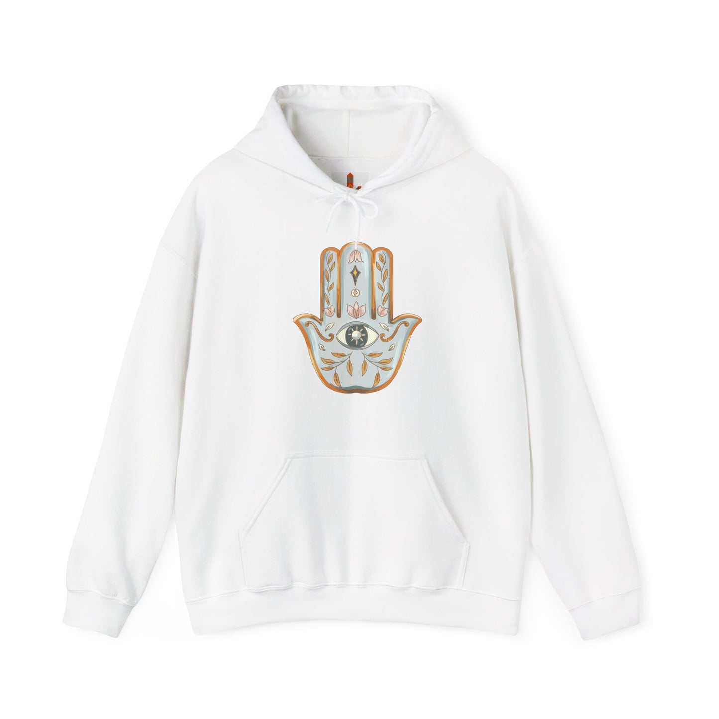 Silver Hamsa Hand Hoodie
