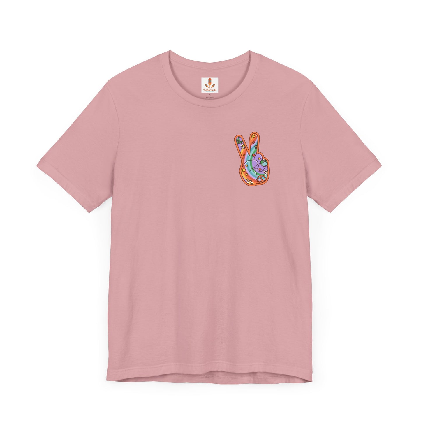 Hippie Peace Hand Sign T-shirt