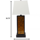 Boho Chic Metal Table Lamp