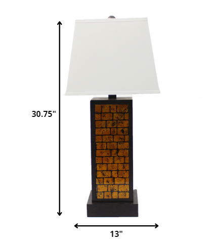 Boho Chic Metal Table Lamp