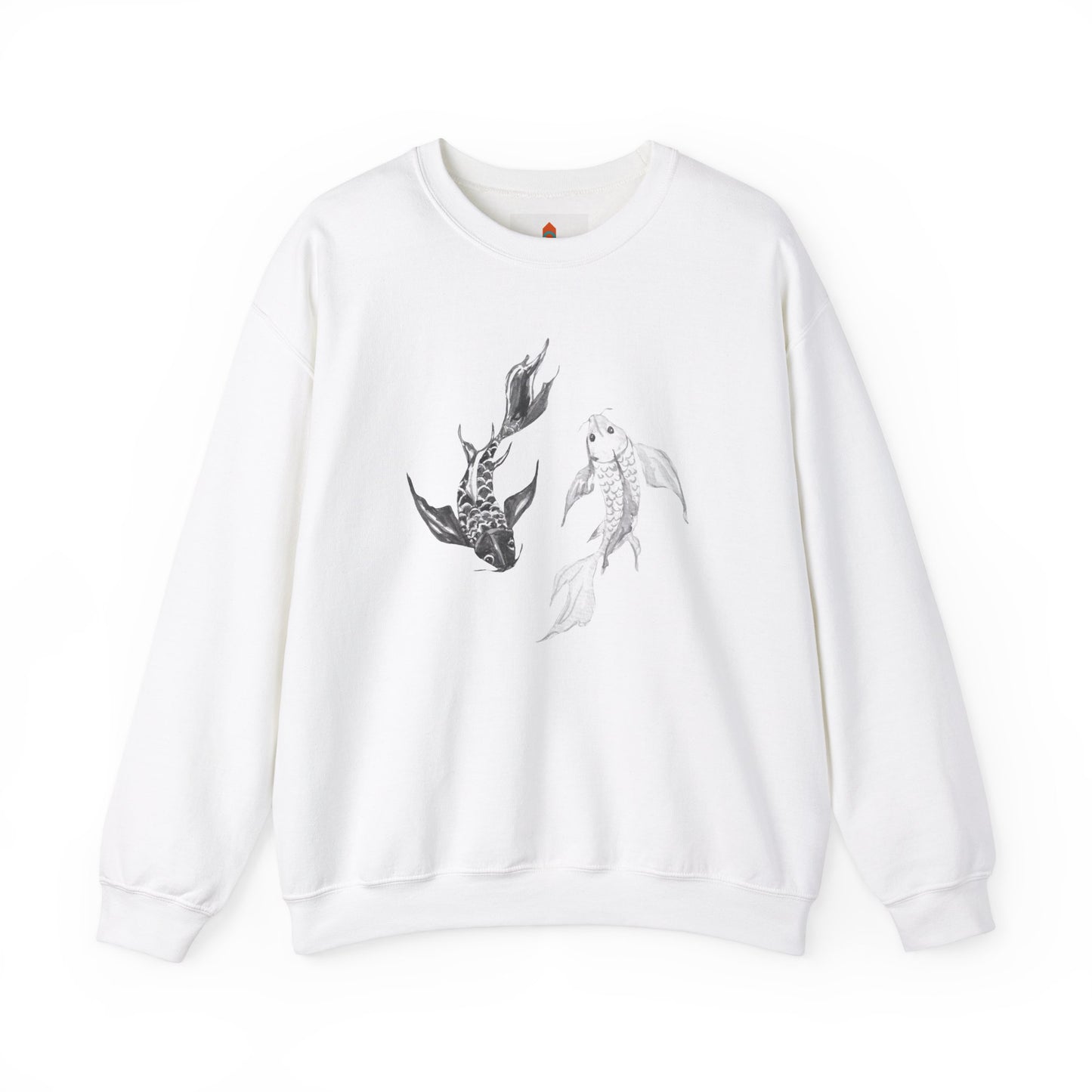 Koi Fish Yin and Yang Sweatshirt