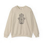 Lotus Flower Hamsa Hand Sweatshirt