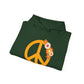 Peace Sign with Flowers Hoodie
