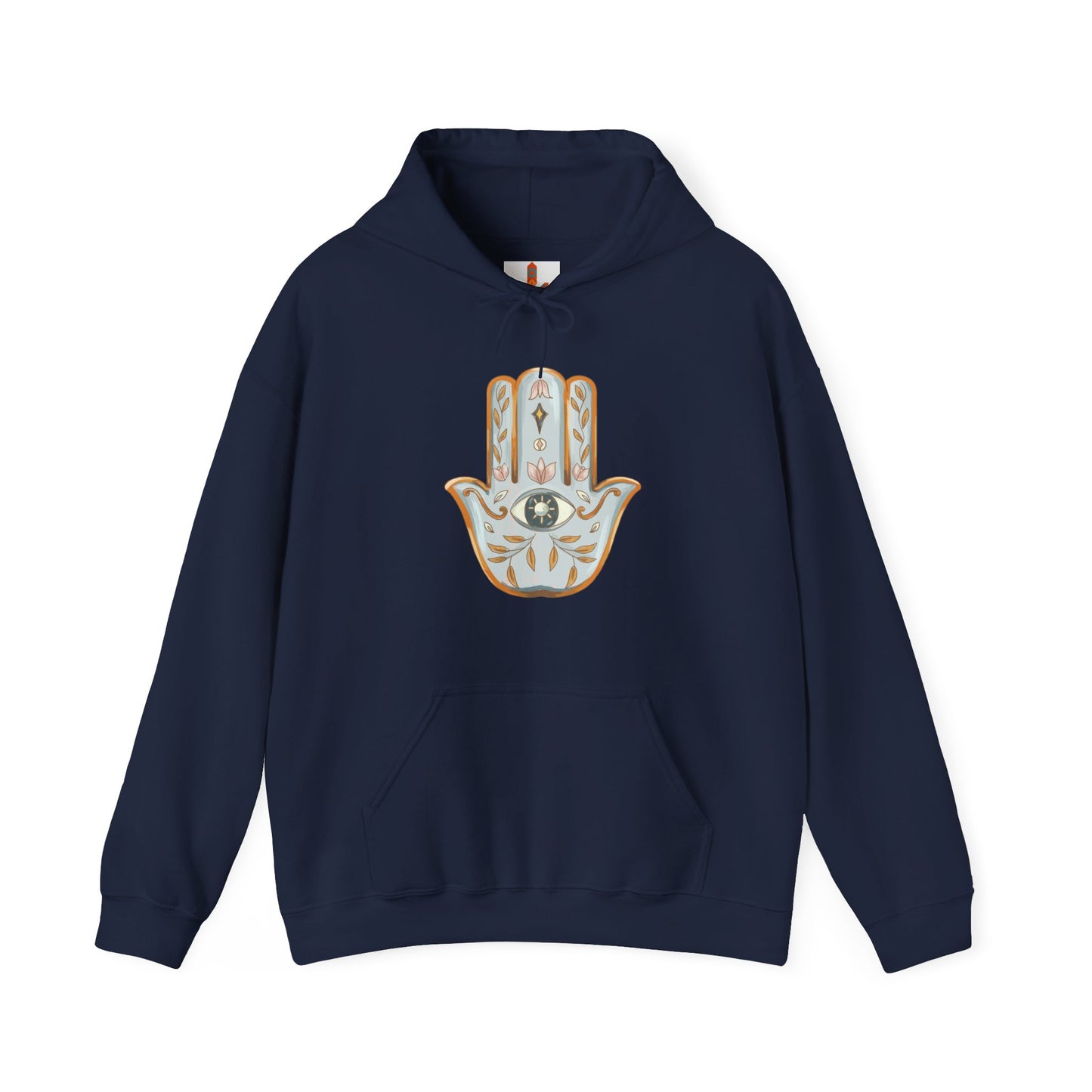 Silver Hamsa Hand Hoodie