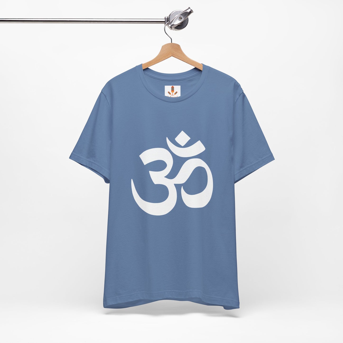 White Simple Om Art T-shirt