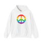 Rainbow Peace Sign Hoodie