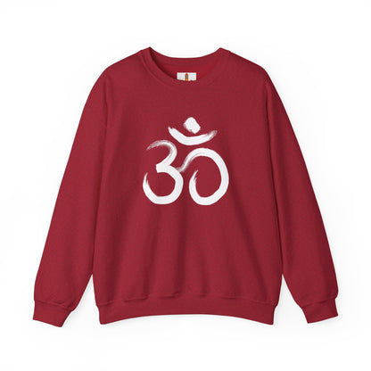 White Om Drawing Sweatshirt