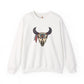 Buffalo Skull with Native Patterns Sweatshirt
