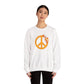 Peace Sign with Flowers Sweatshirt