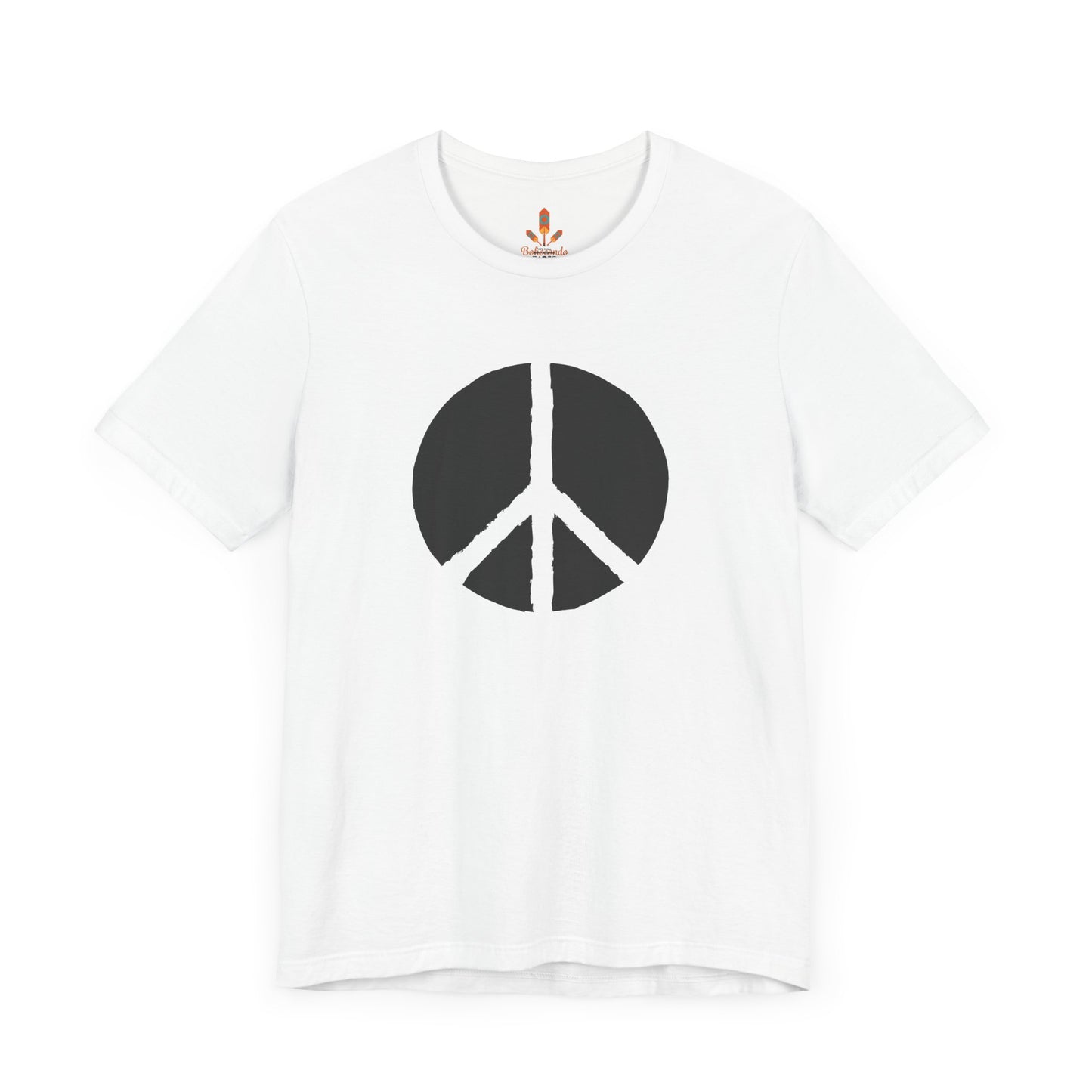 Simple Peace Sign Design T-shirt