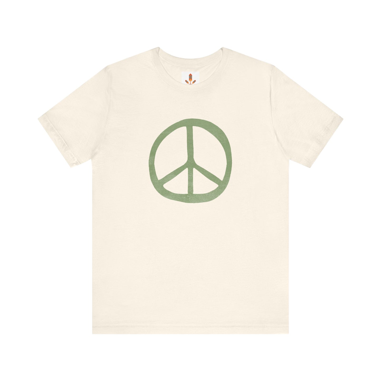 Green Peace Sign T-shirt