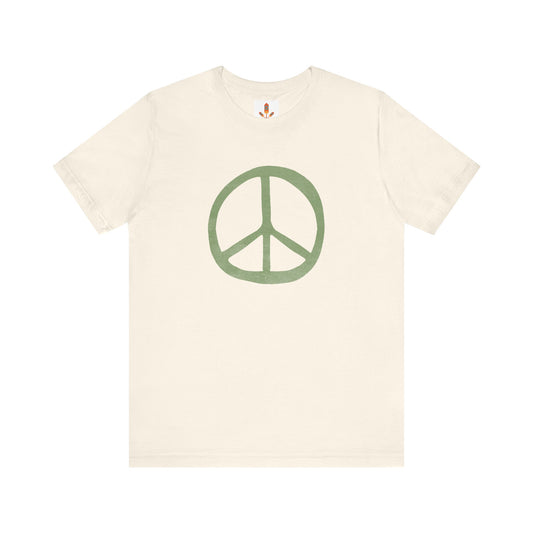 Green Peace Sign T-shirt