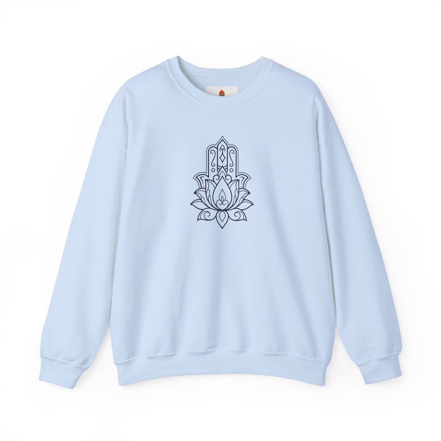 Hamsa Lotus Design Sweatshirt