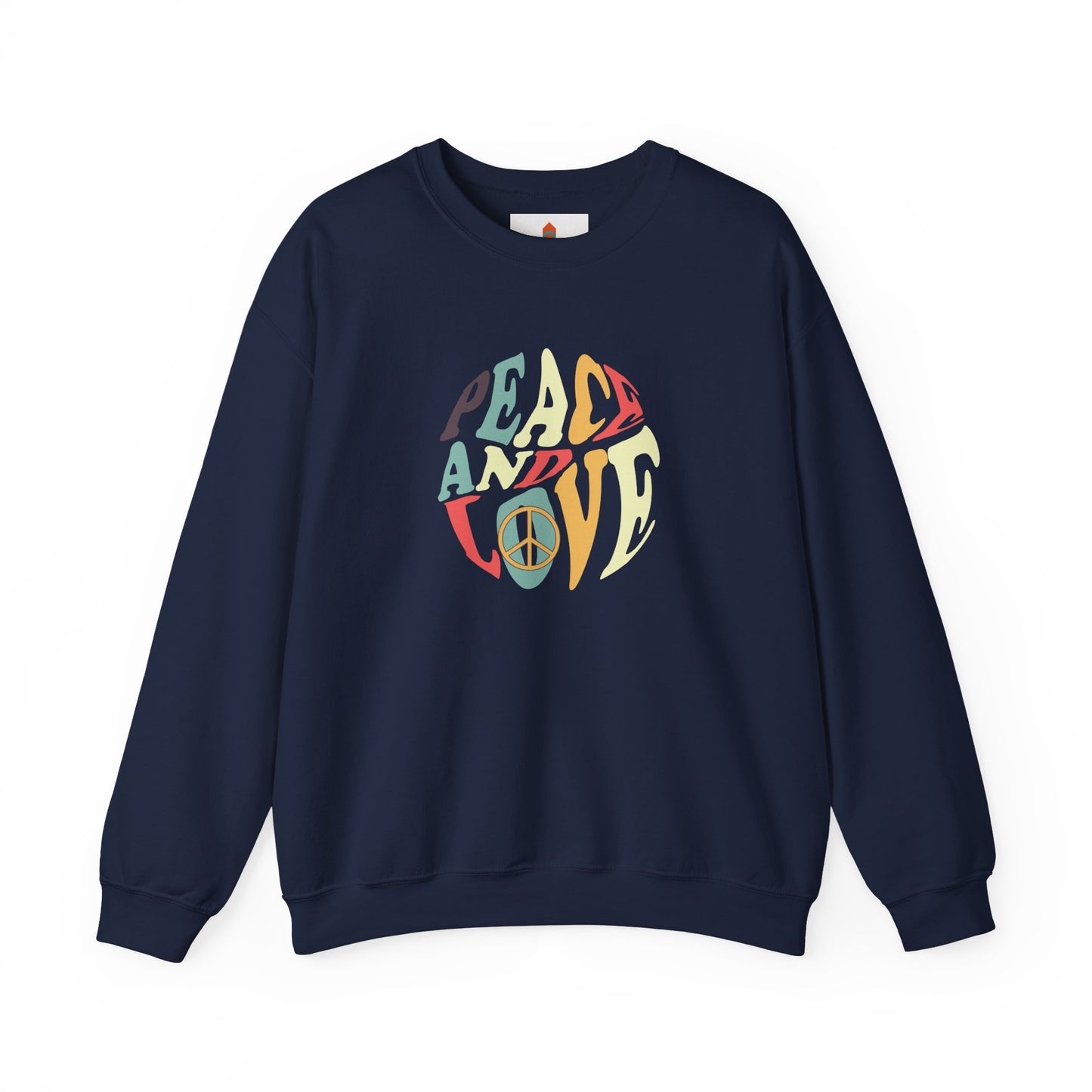 Peace and Love Design Sweatshirt