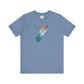 Blue and White Feather T-shirt