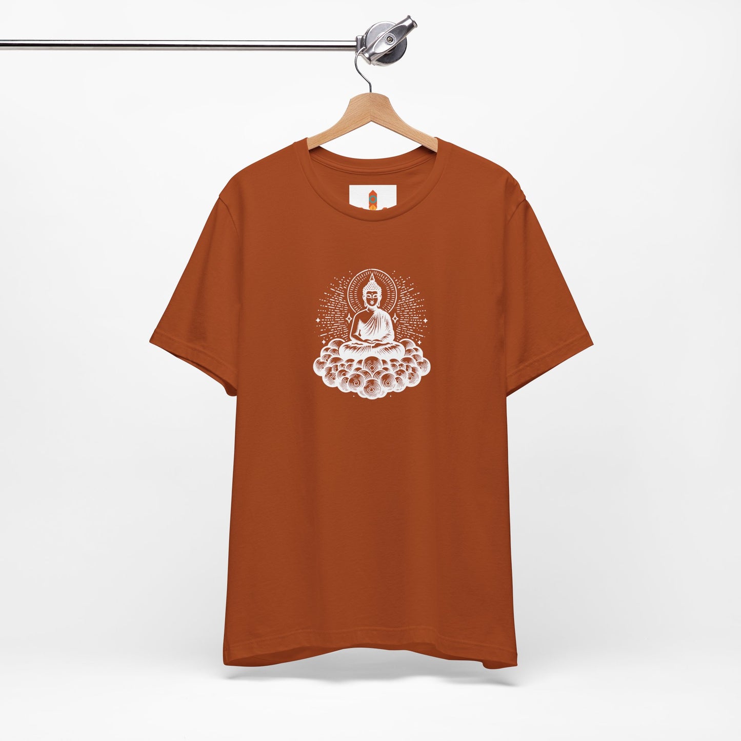 White Buddha Art T-shirt