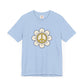 Yellow Peace Sign in a Flower T-shirt