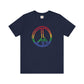 Drawing of Rainbow Peace Sign T-shirt