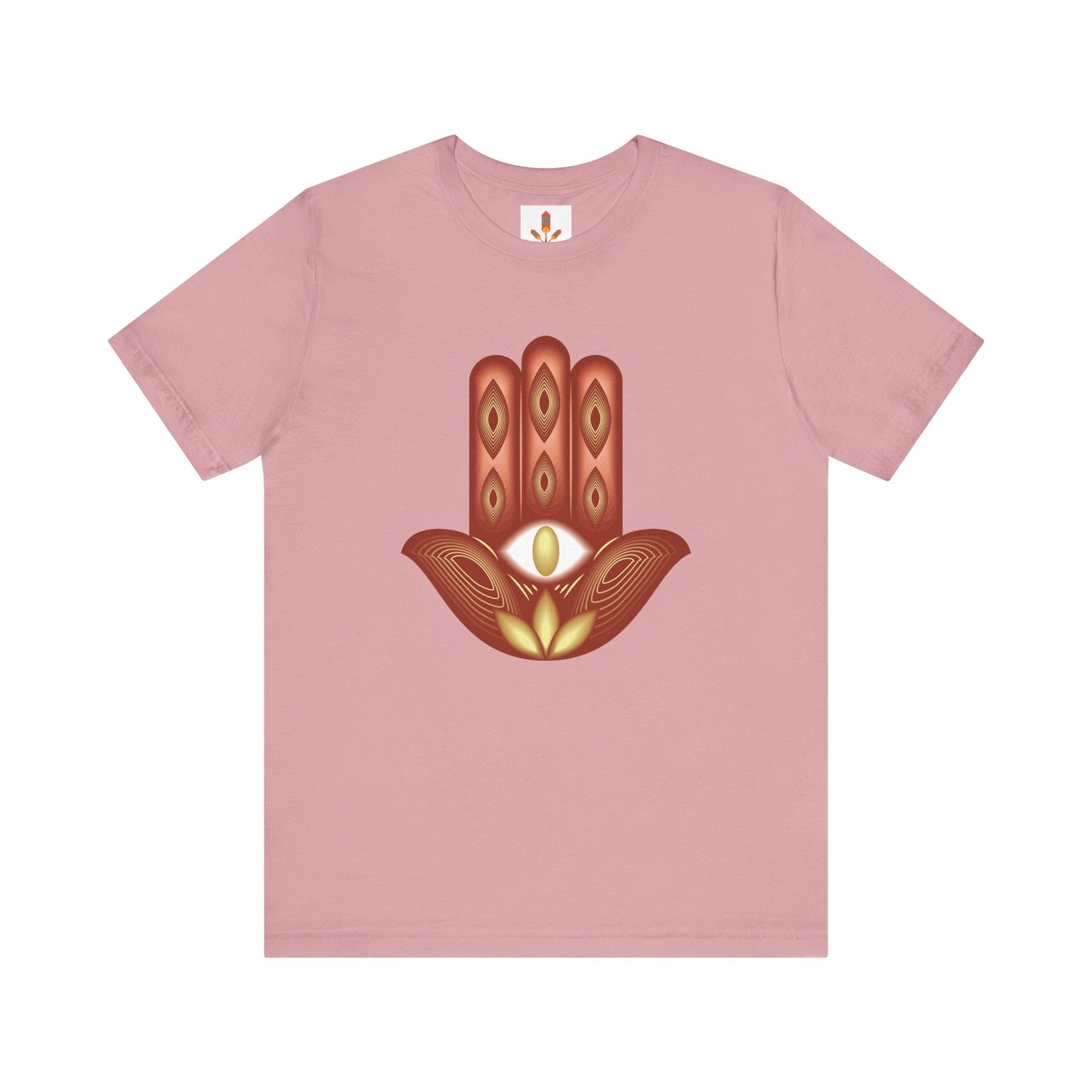 Colorful Hamsa Lotus T-shirts