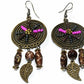 Dream Catcher Bead Work Earrings – Bohemian Dream