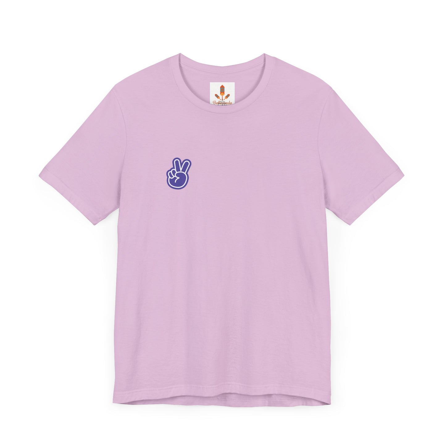 Purple Peace Hand Sign T-shirt