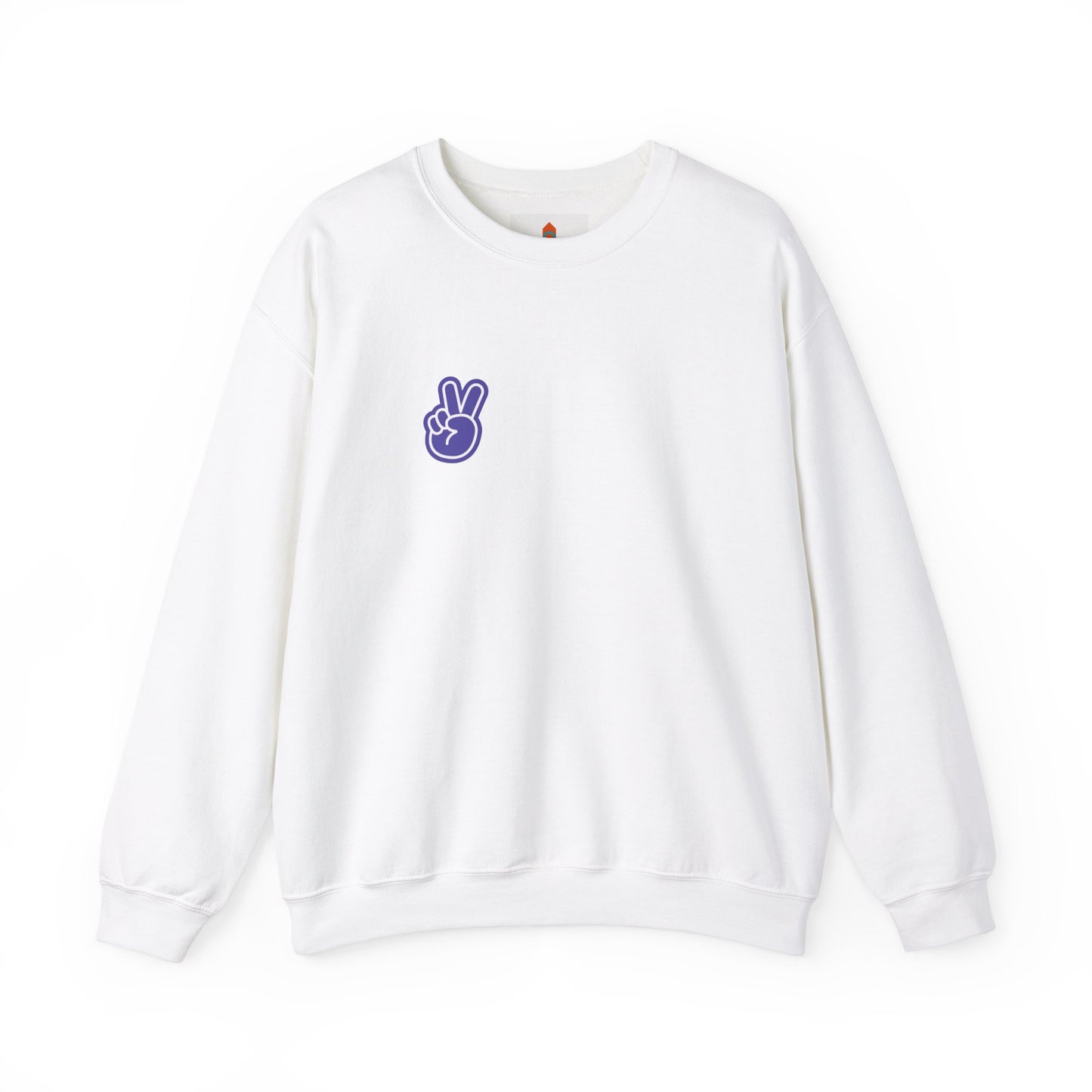 Purple Peace Hand Sign Sweatshirt